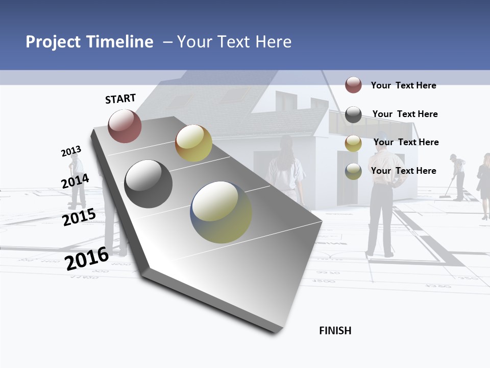 Abstract Architecture Maquette PowerPoint Template