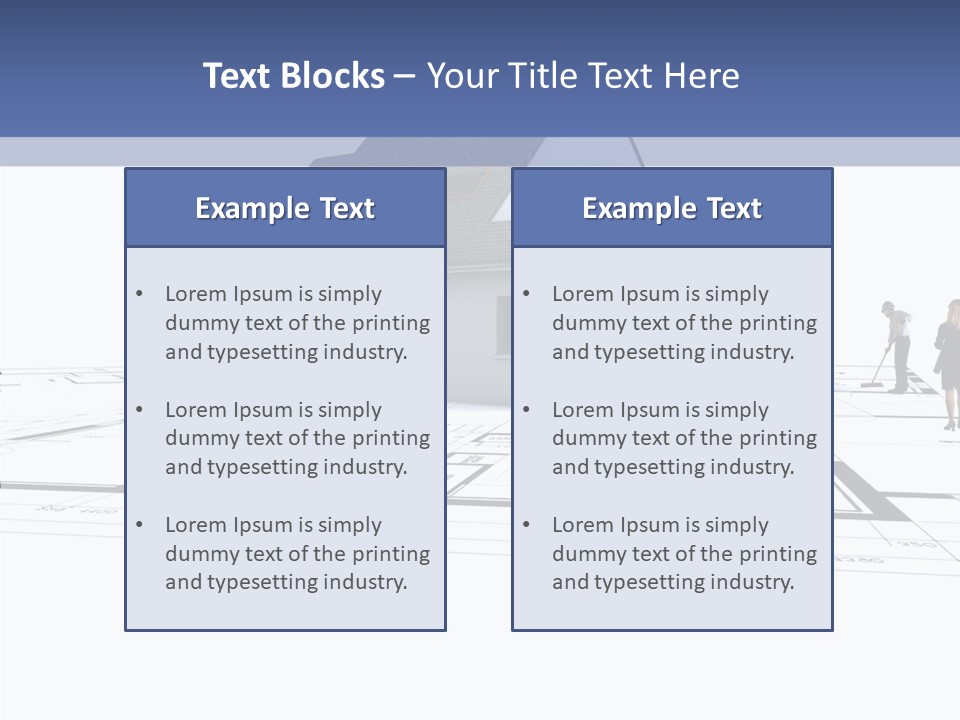 Abstract Architecture Maquette PowerPoint Template