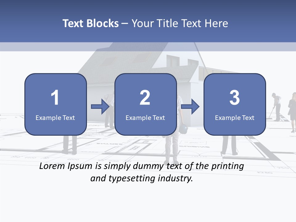 Abstract Architecture Maquette PowerPoint Template