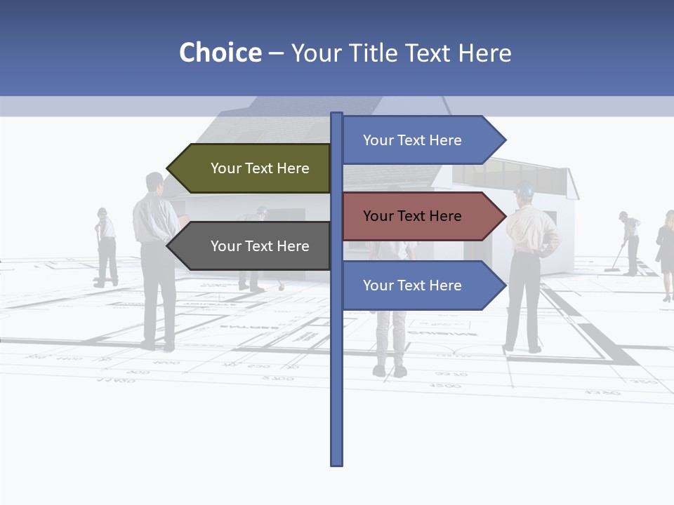 Abstract Architecture Maquette PowerPoint Template
