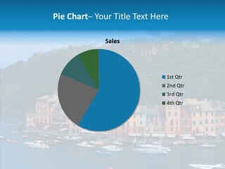 Houses Boats Jetty PowerPoint Template