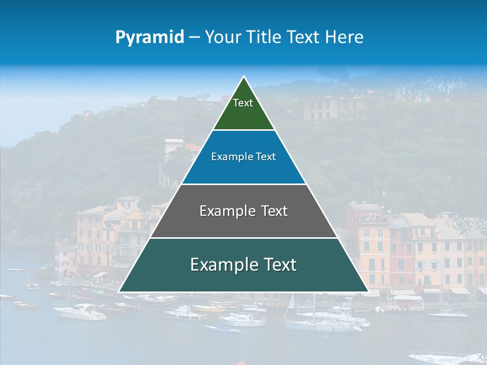 Houses Boats Jetty PowerPoint Template