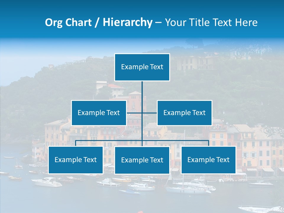 Houses Boats Jetty PowerPoint Template