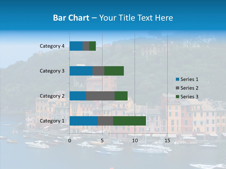Houses Boats Jetty PowerPoint Template