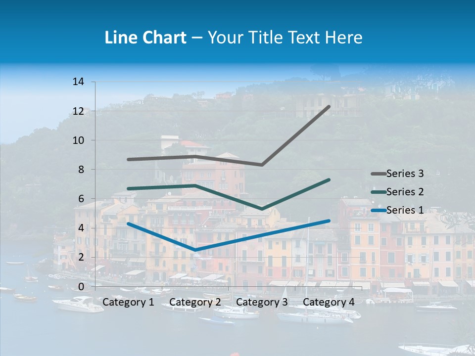 Houses Boats Jetty PowerPoint Template