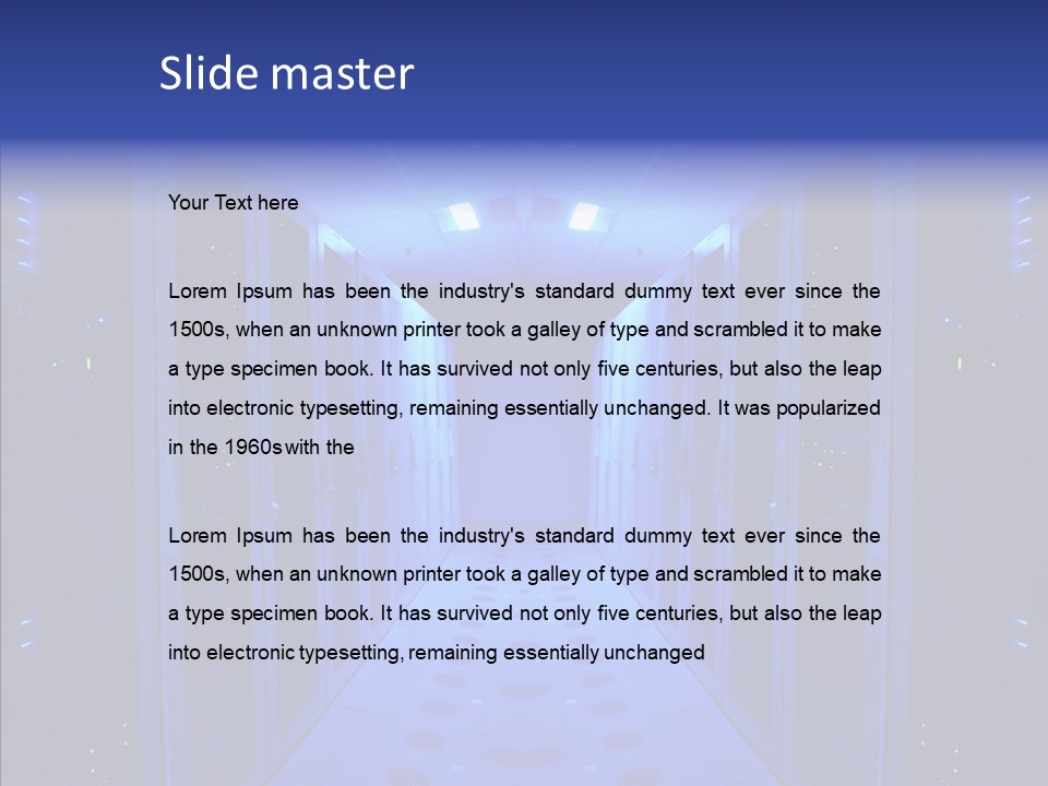 Digital Site Technology PowerPoint Template