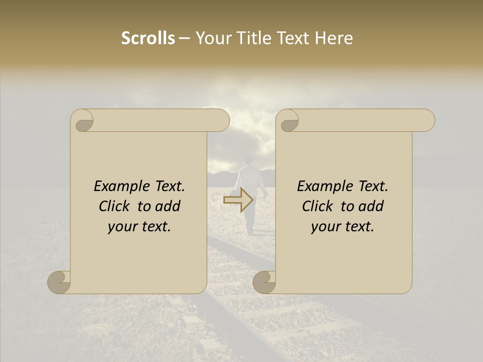 Lost Speed Far PowerPoint Template