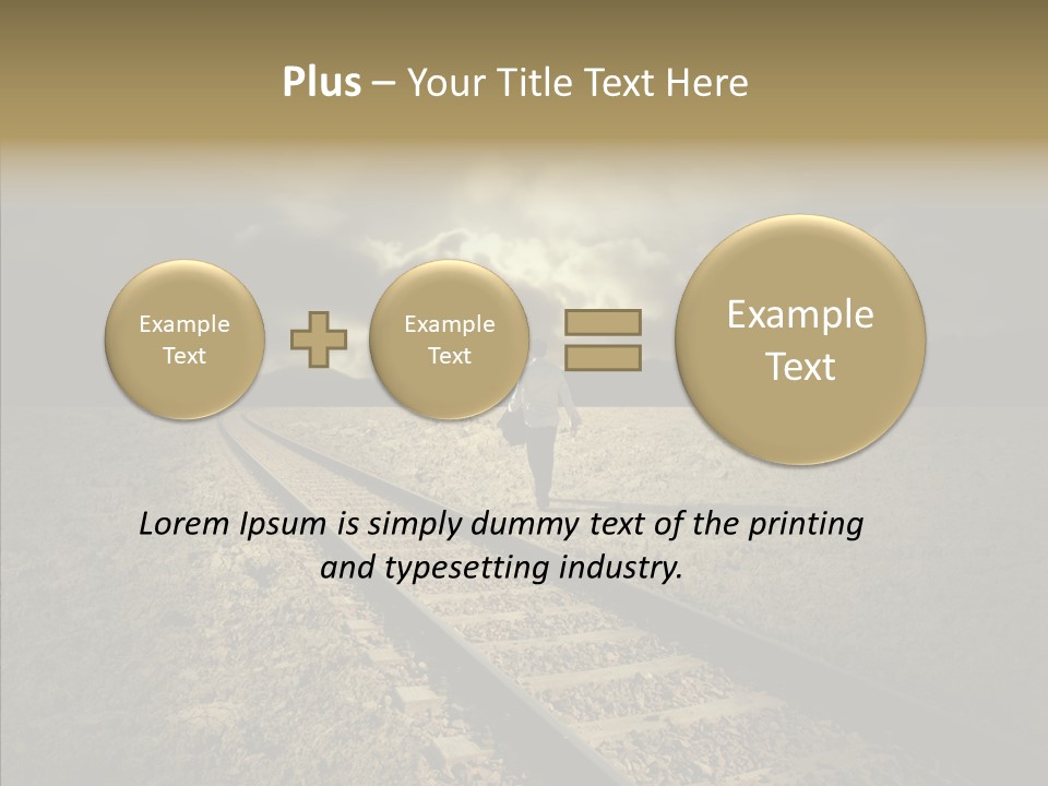 Lost Speed Far PowerPoint Template