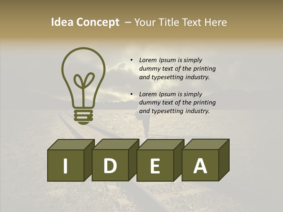 Lost Speed Far PowerPoint Template