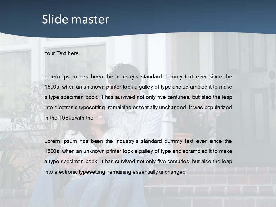 Girl House Estate PowerPoint Template