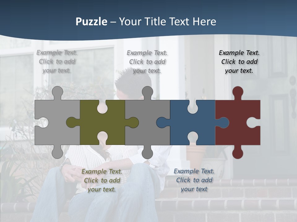 Girl House Estate PowerPoint Template