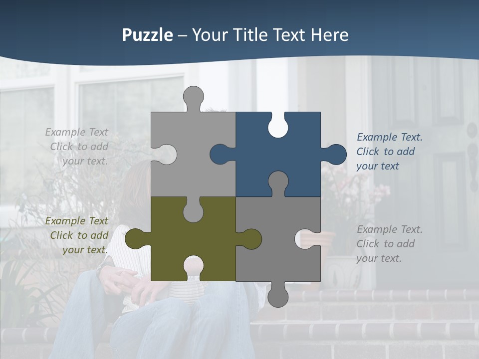 Girl House Estate PowerPoint Template
