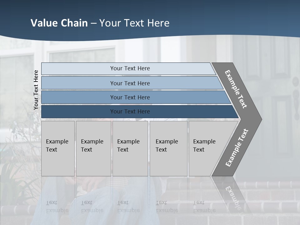 Girl House Estate PowerPoint Template