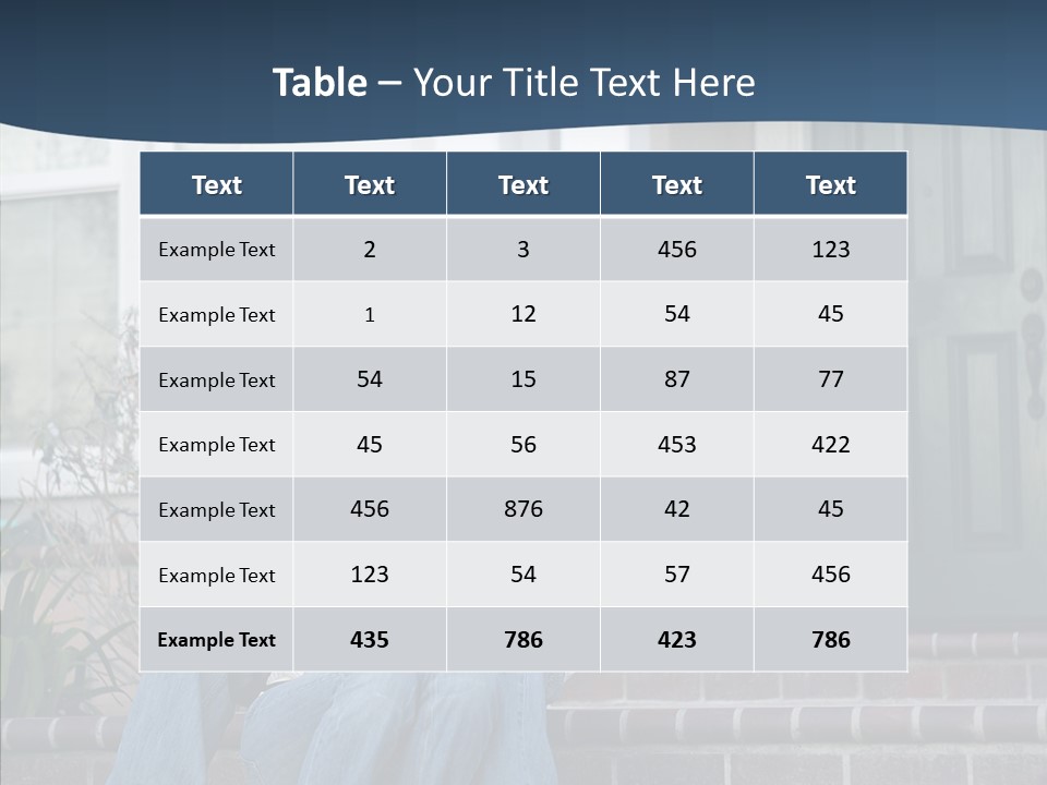 Girl House Estate PowerPoint Template