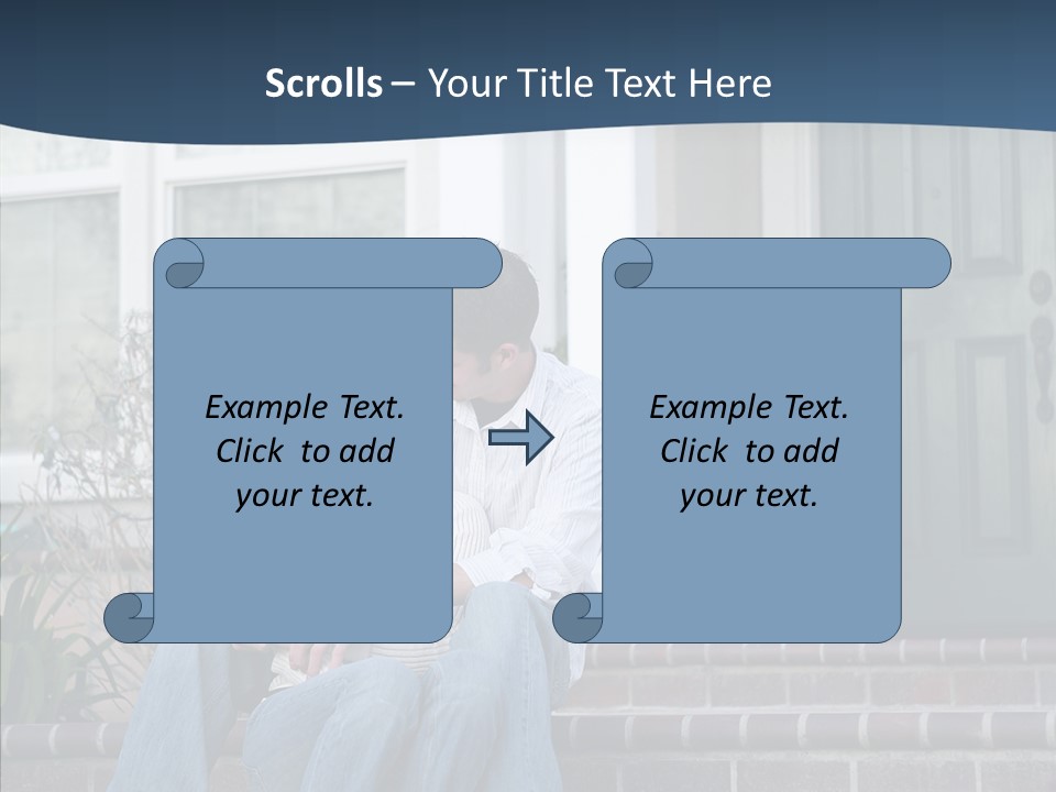 Girl House Estate PowerPoint Template