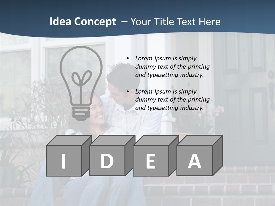 Girl House Estate PowerPoint Template