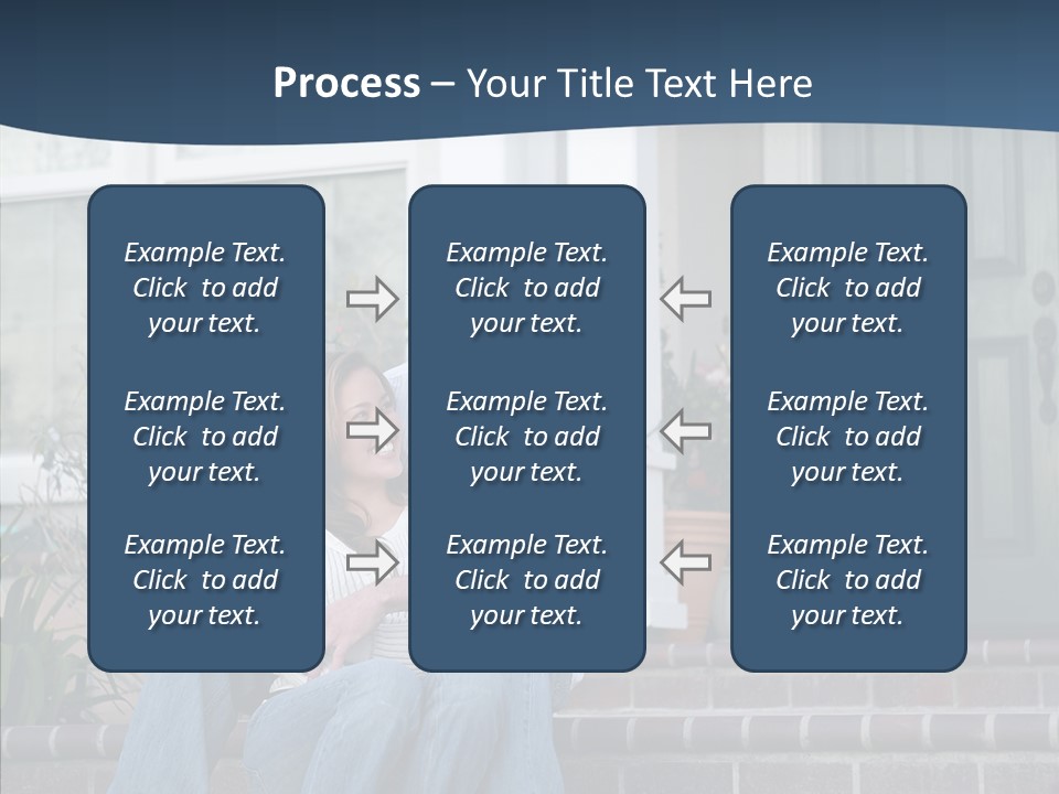 Girl House Estate PowerPoint Template