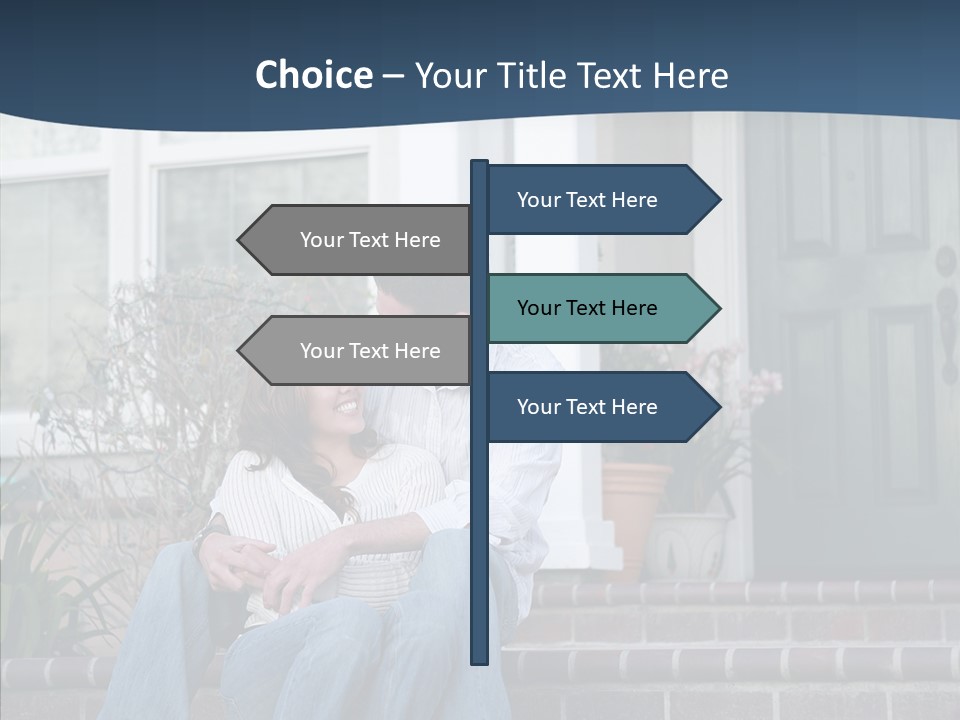 Girl House Estate PowerPoint Template
