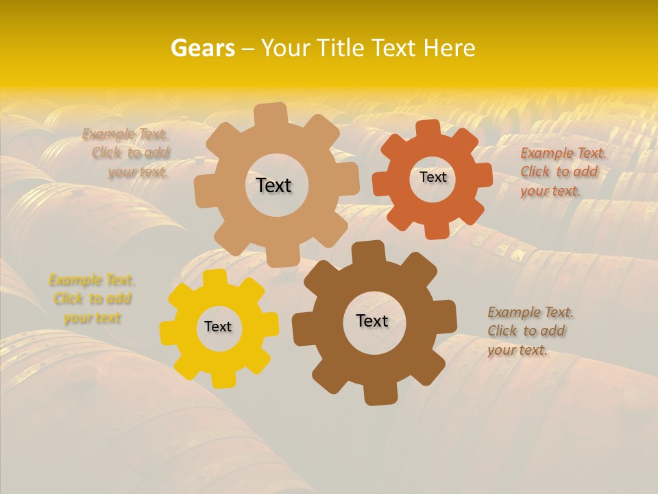 Manufacture Warehouse Vineyard PowerPoint Template