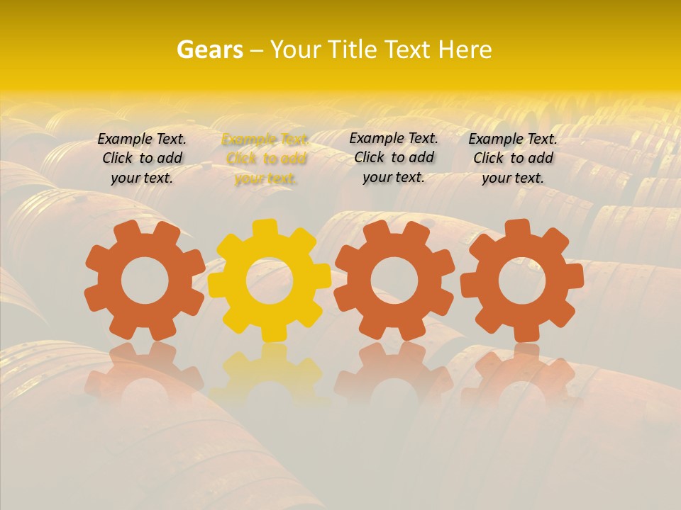 Manufacture Warehouse Vineyard PowerPoint Template