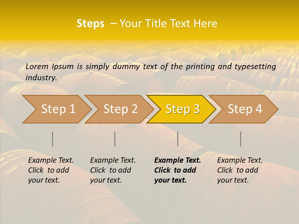 Manufacture Warehouse Vineyard PowerPoint Template