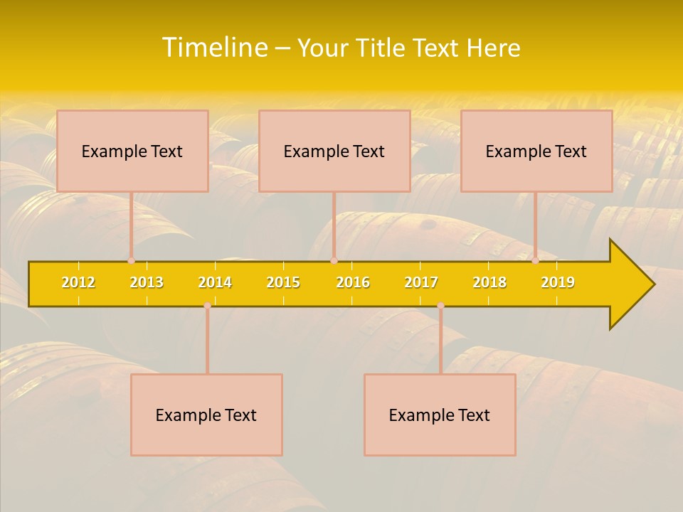Manufacture Warehouse Vineyard PowerPoint Template