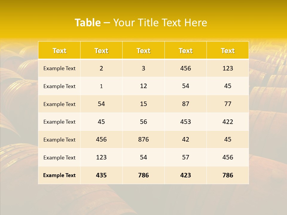 Manufacture Warehouse Vineyard PowerPoint Template