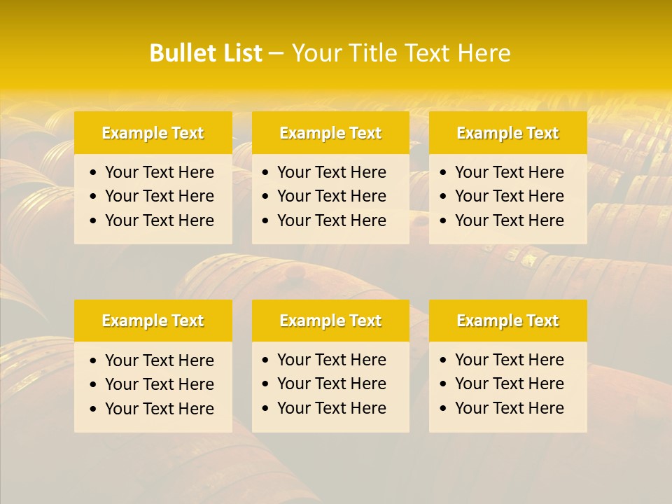 Manufacture Warehouse Vineyard PowerPoint Template