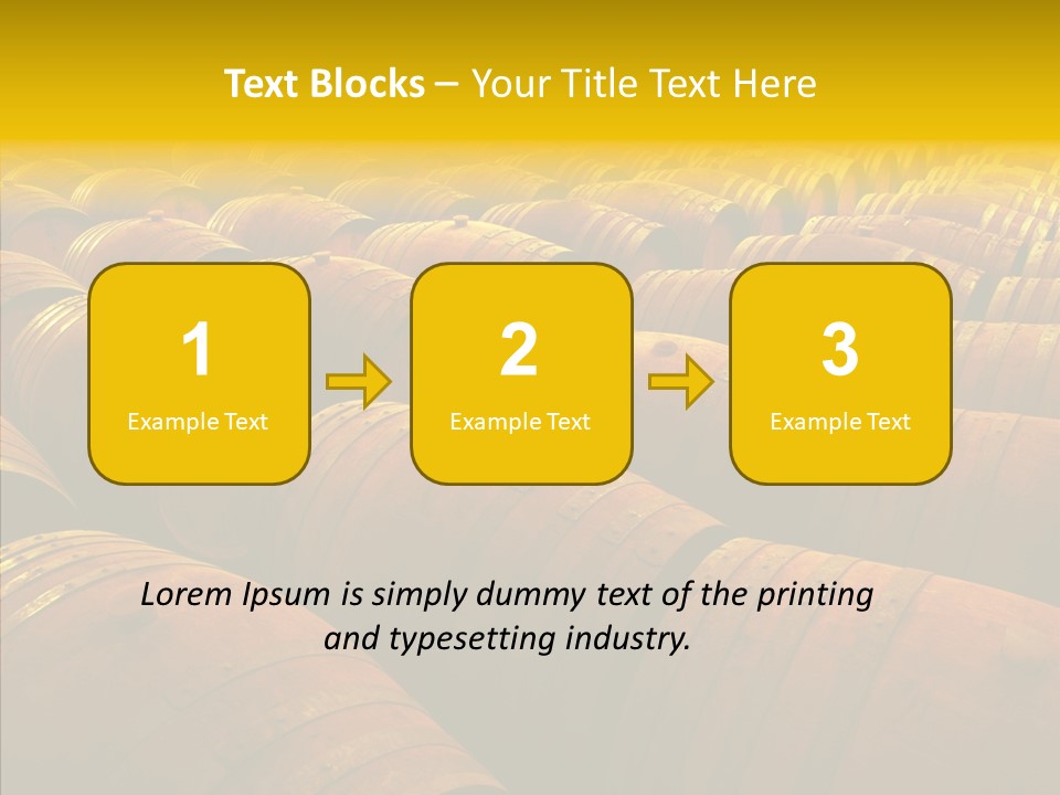 Manufacture Warehouse Vineyard PowerPoint Template