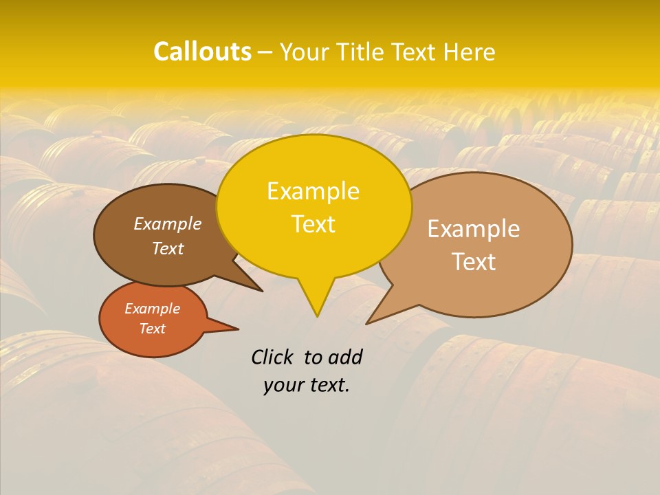 Manufacture Warehouse Vineyard PowerPoint Template