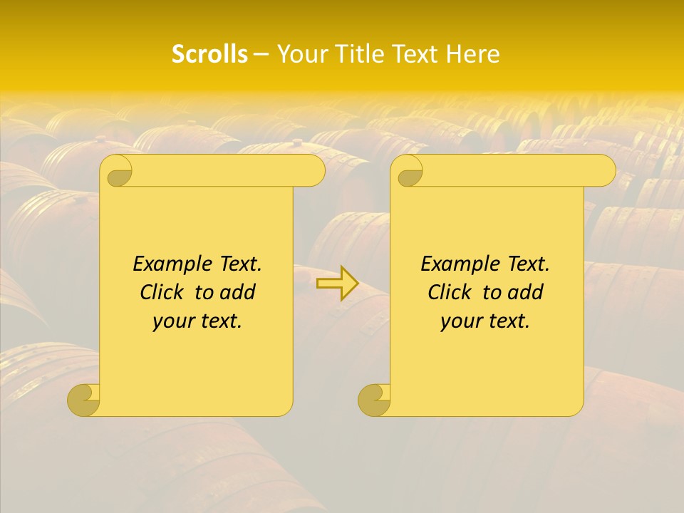 Manufacture Warehouse Vineyard PowerPoint Template