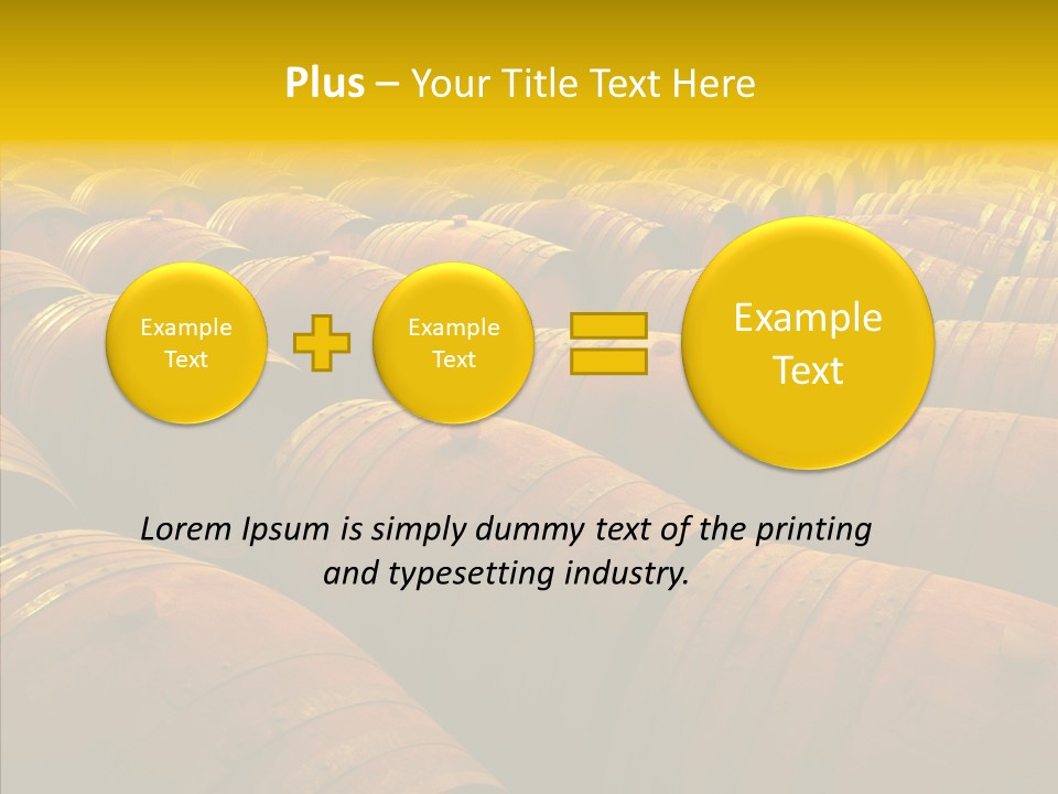 Manufacture Warehouse Vineyard PowerPoint Template