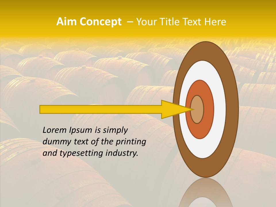 Manufacture Warehouse Vineyard PowerPoint Template