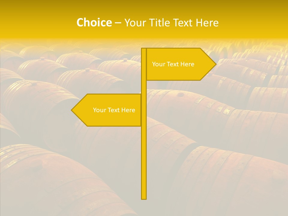 Manufacture Warehouse Vineyard PowerPoint Template