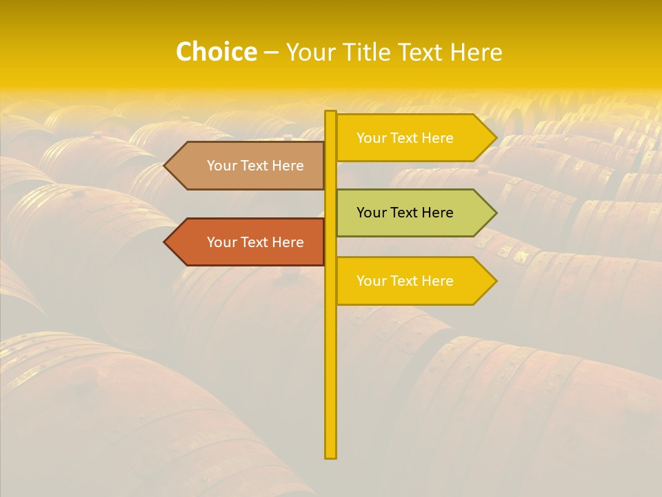 Manufacture Warehouse Vineyard PowerPoint Template
