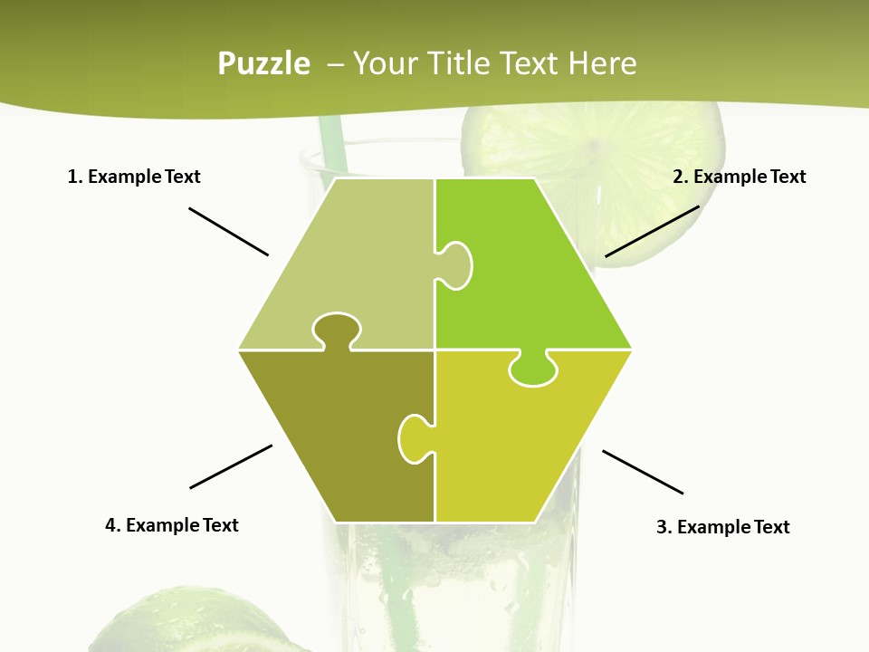 Bar Ice Object PowerPoint Template