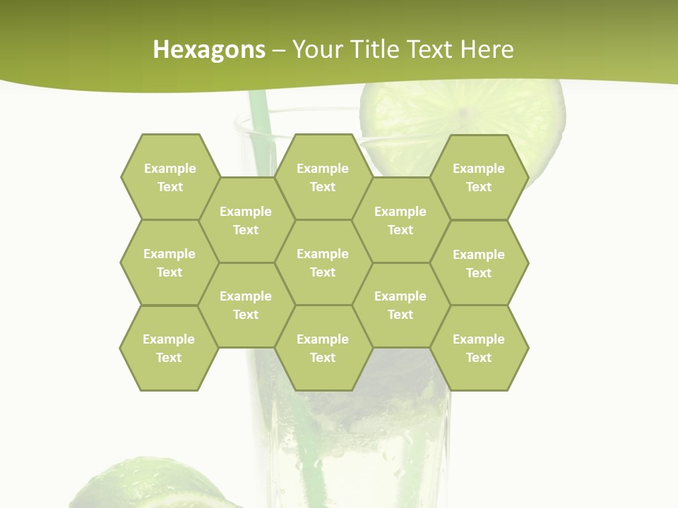 Bar Ice Object PowerPoint Template