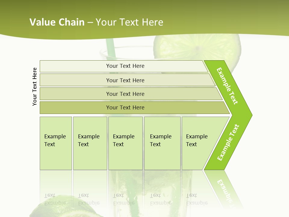 Bar Ice Object PowerPoint Template
