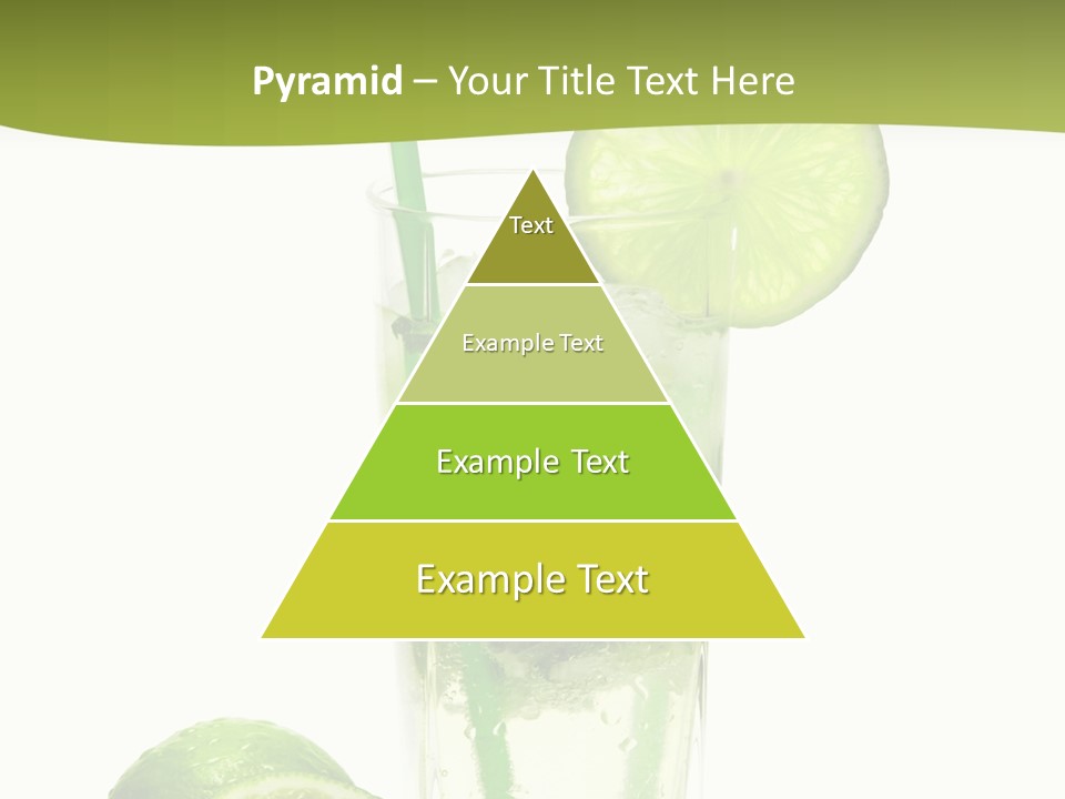 Bar Ice Object PowerPoint Template