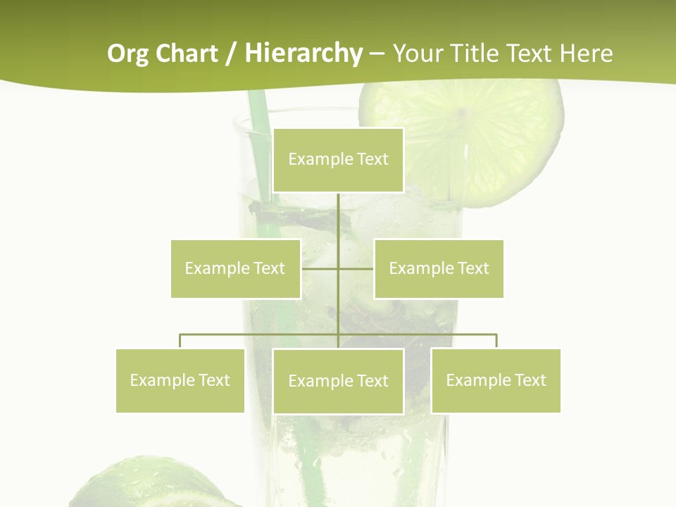 Bar Ice Object PowerPoint Template