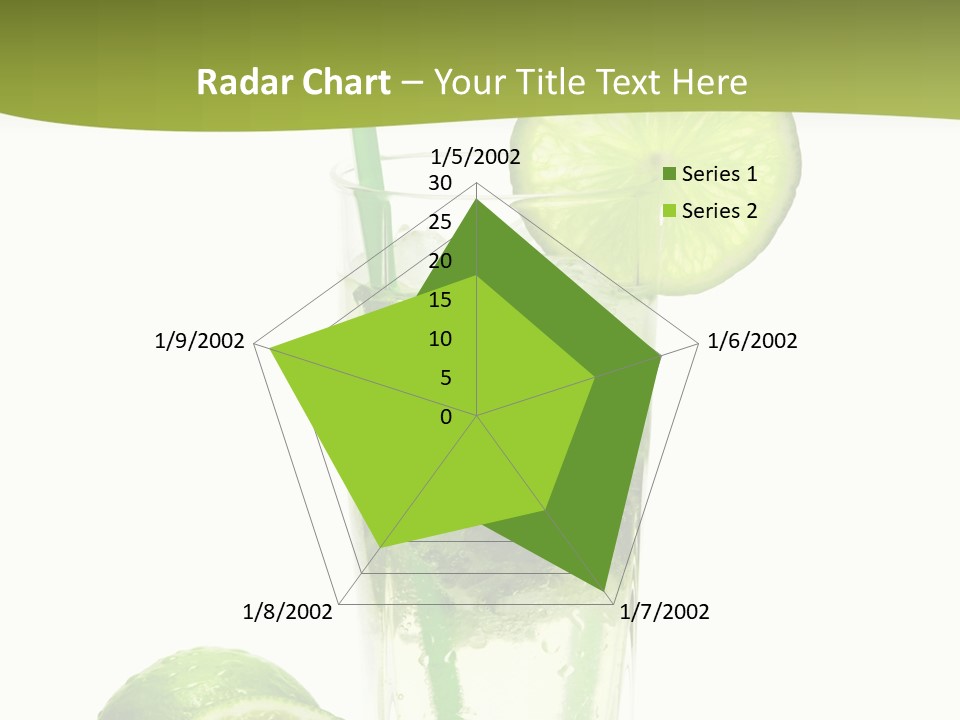 Bar Ice Object PowerPoint Template