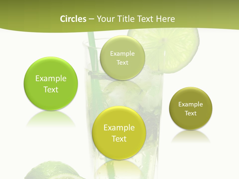 Bar Ice Object PowerPoint Template