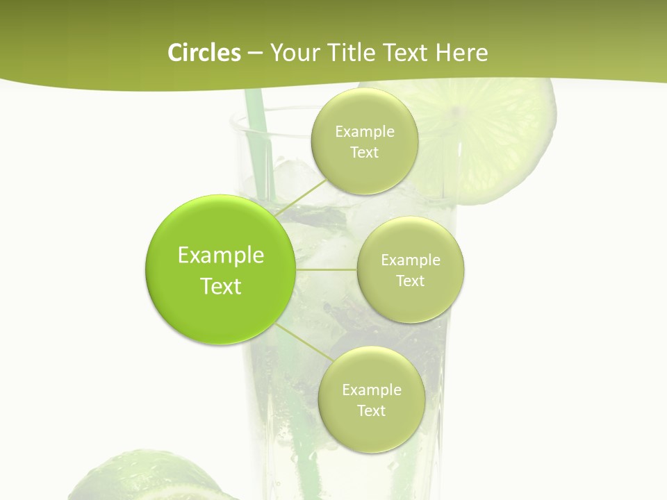 Bar Ice Object PowerPoint Template