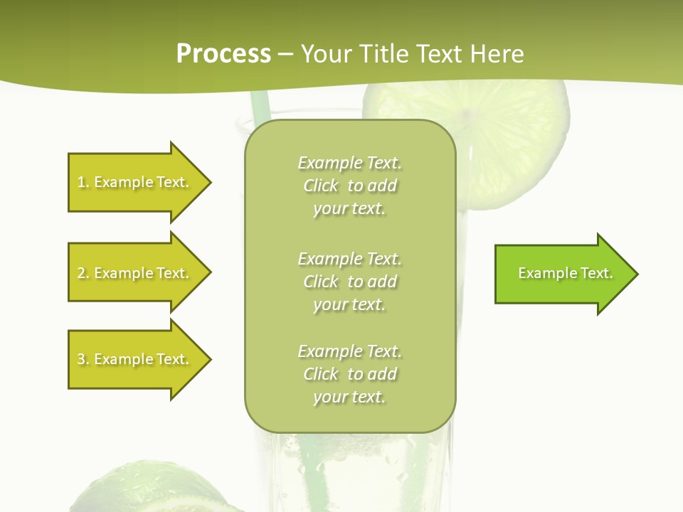 Bar Ice Object PowerPoint Template