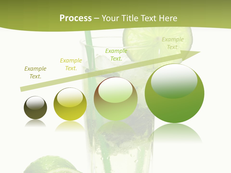 Bar Ice Object PowerPoint Template