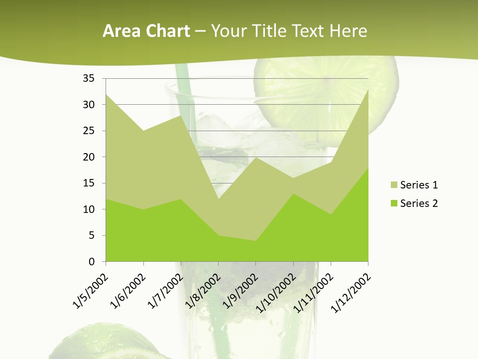 Bar Ice Object PowerPoint Template