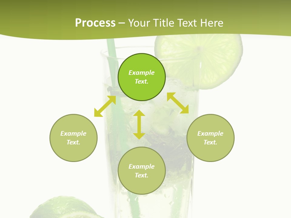 Bar Ice Object PowerPoint Template