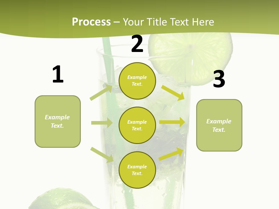 Bar Ice Object PowerPoint Template