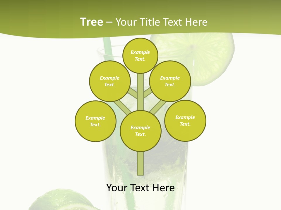 Bar Ice Object PowerPoint Template