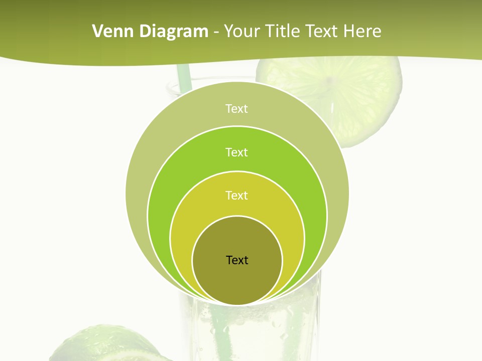 Bar Ice Object PowerPoint Template